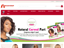 Tablet Screenshot of apexhairs.com